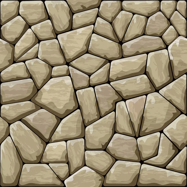 石のシームレスなパターン — ストックベクタ