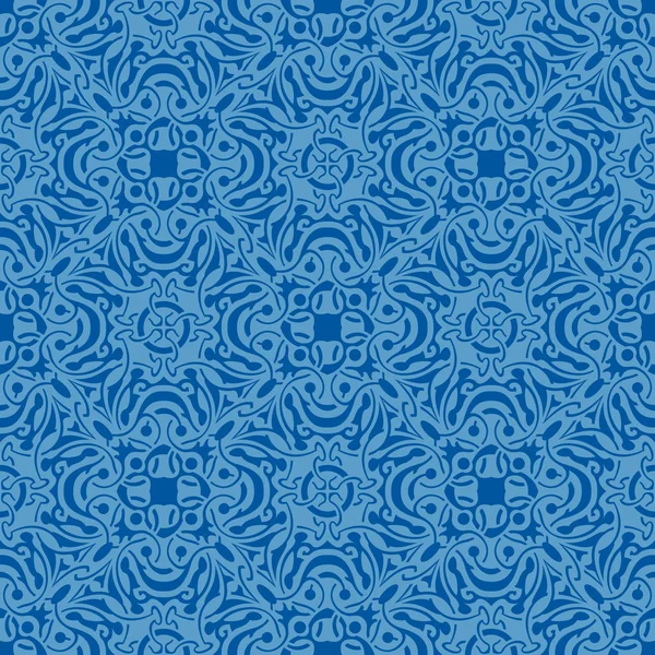 Blue seamless pattern — Stock Vector