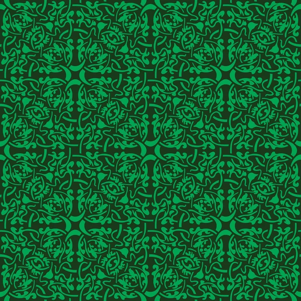 Green seamless pattern — Stock Vector