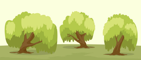 Летние деревья
