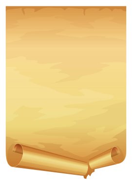 Parşömen büyük altın kaydırma