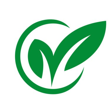 ECO işaretleme simgesi. Vektör çizimi. Beyaz arkaplanda izole