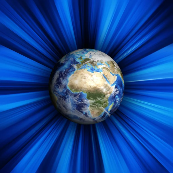 Blue earth — Stock Photo, Image