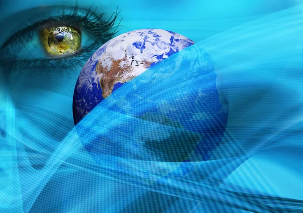 Dünya, uzay gözlerime