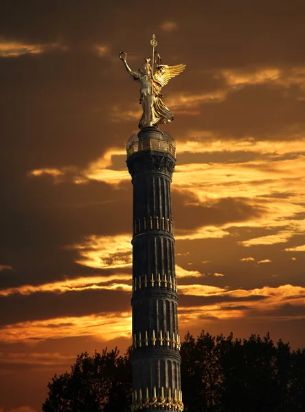 Berlín Siegessaeule, columna de la victoria — Foto de Stock