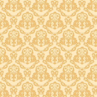 Damask Çiçeksiz desen