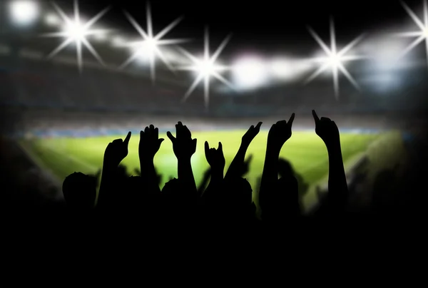 Stadium with fans — Stock Photo, Image