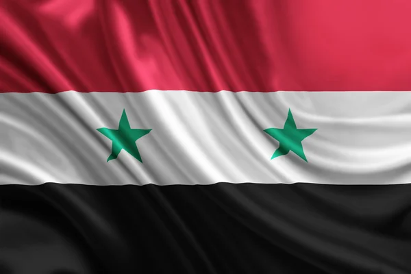 Vlag van Syrië — Stockfoto