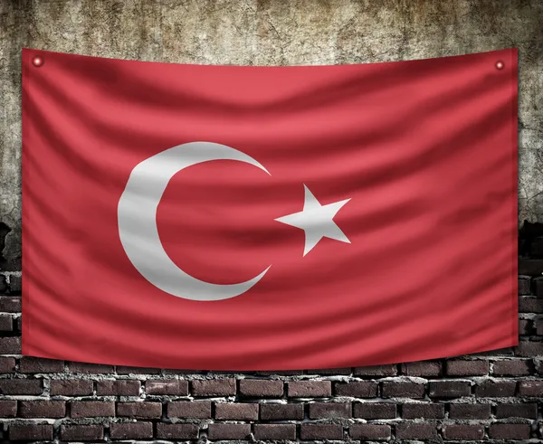 Flaga Turcji — Zdjęcie stockowe