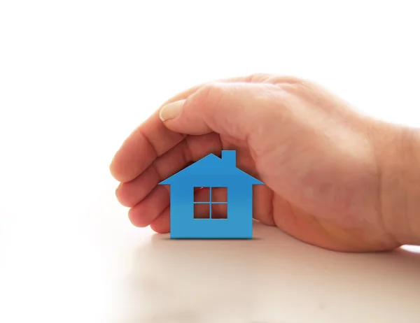 Little House under hand — Stock Photo, Image