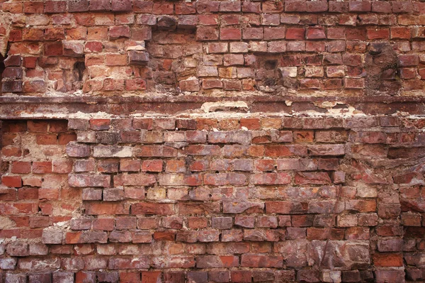 Backsteinmauer als Hintergrund — Stockfoto