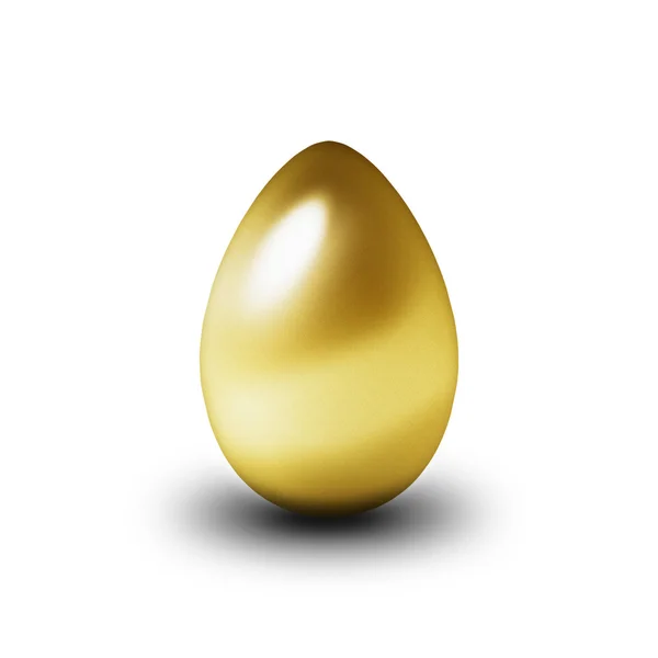 Gold Easter egg — Stock Photo, Image