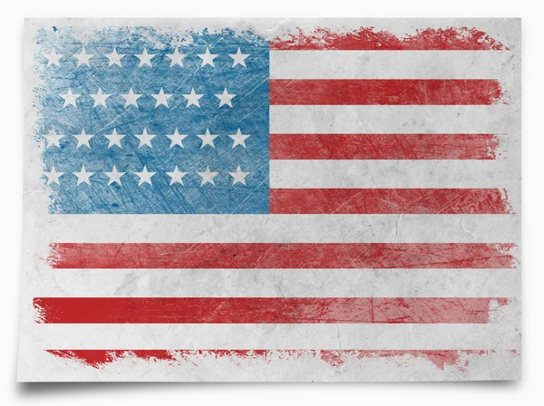 Grunge USA flagga — Stockfoto