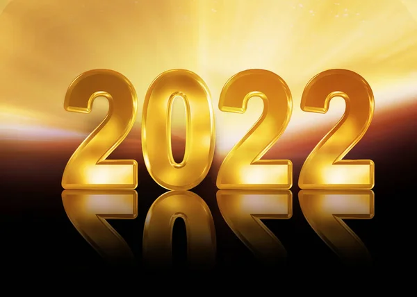 Boldog Évet Számok 2022 — Stock Fotó
