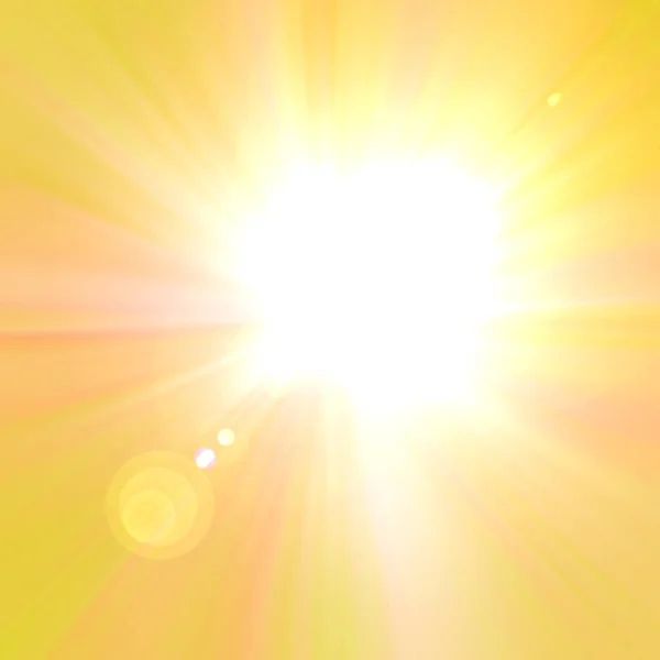 Background Magnificent Sun Burst Lens Flare — Stock Photo, Image