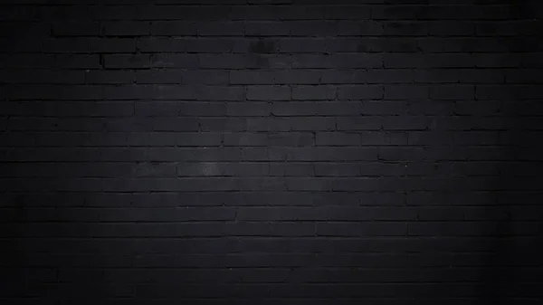 Абстрактная Текстура Стены Черного Кирпича — стоковое фото