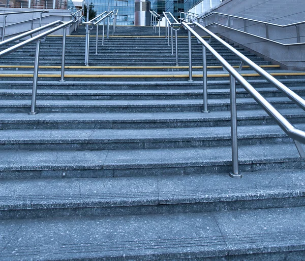 Modern staircase near office center — Stock Photo, Image