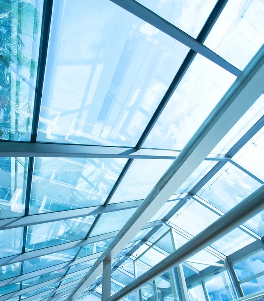 Contemporary glass roof — Stock Photo, Image