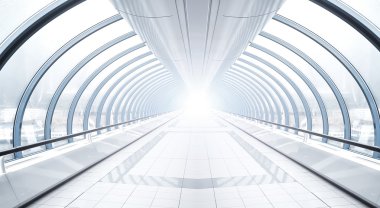 mavi ufuk geçit ile iyi iş saydam duvar