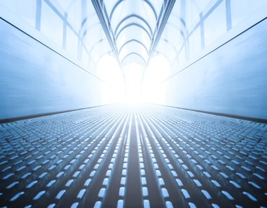 geniş açılı bir yüksek hızlı hareketli yürüyen merdiven