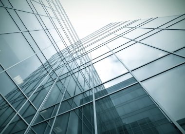 yüksek katlı cam çelik için alt görünümü oluşturma