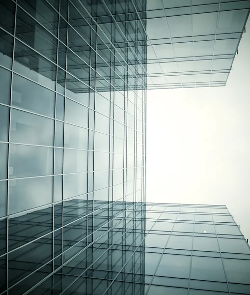 Square side of pane in business center — Stock Photo, Image