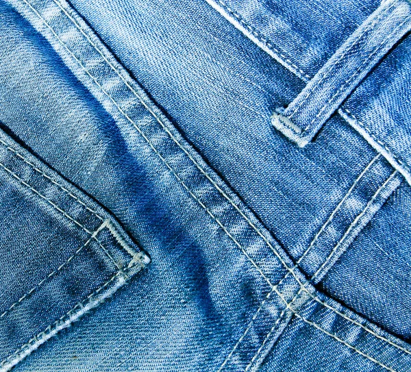 Texture jeans bleu — Photo