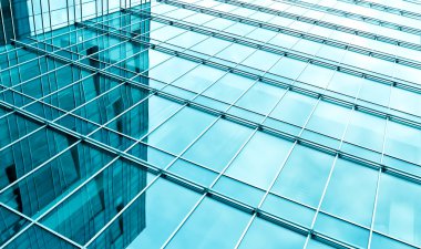 modern binanın duvarına