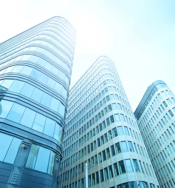 Silhouettes of skyscrapers — Stock Photo, Image