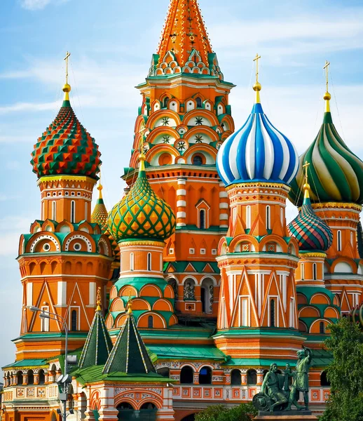 Moscow, Russia, Saint Basil's cathedral — Stock Photo, Image