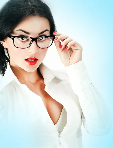 Woman in business office suit — Stock Photo, Image