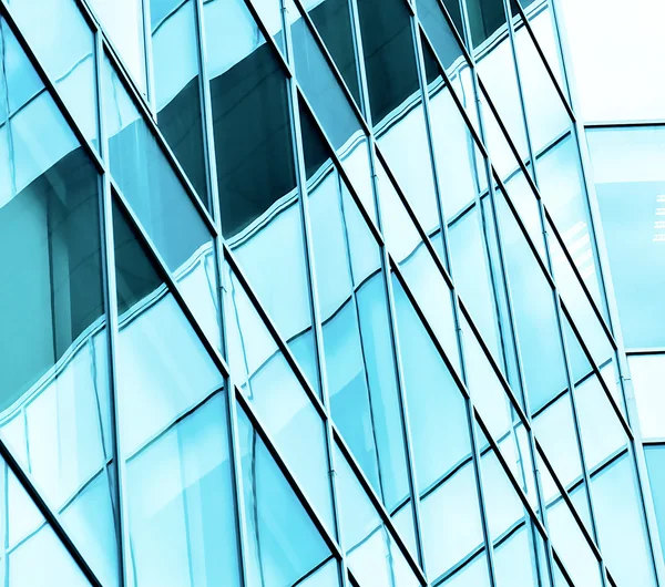 View to background of glass building skyscrapers — Stock Photo, Image