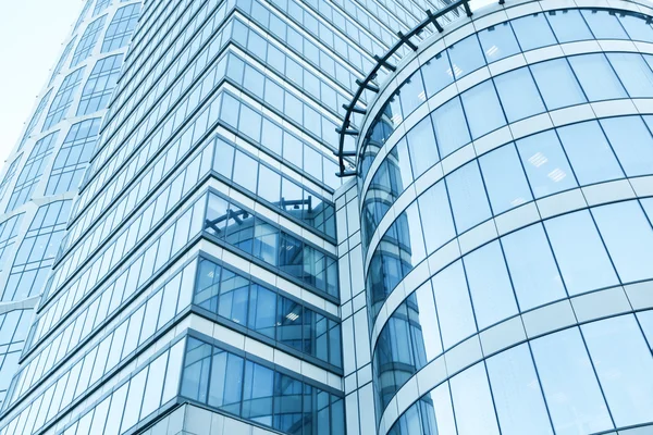 Wolkenkratzer in der modernen futuristischen Innenstadt — Stockfoto