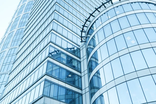 Skyscrapers in modern futuristic downtown — Stock Photo, Image