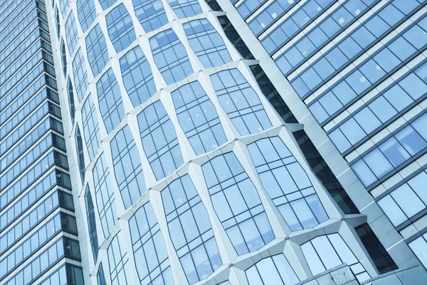 Arranha-céus de edifícios de vidro — Fotografia de Stock