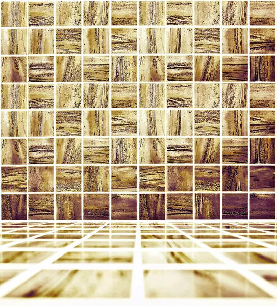 Altın mozaik doku — Stok fotoğraf