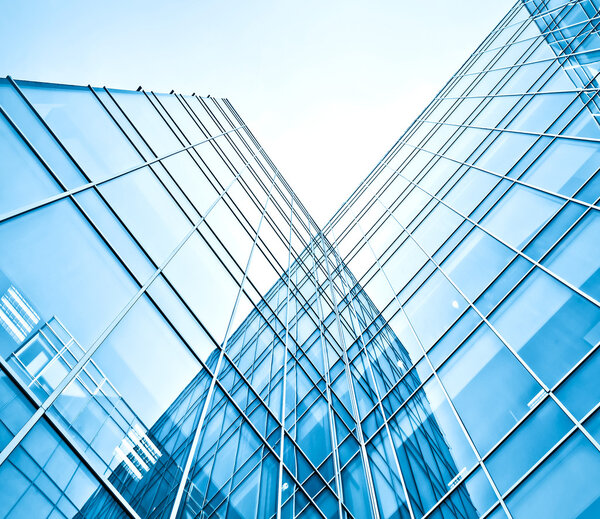 view to s high rise building skyscrapers