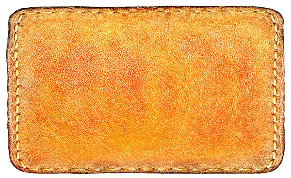 Business wide and long texture of leather yellow and blank brown — Stock Photo, Image