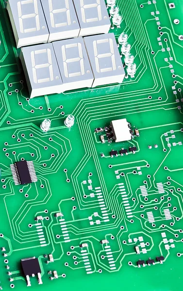 Close up view to Electronic circuit board — Stock Photo, Image
