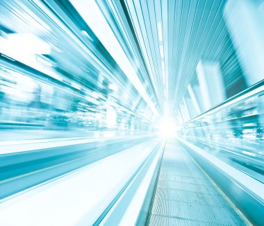 office Center hareketli yürüyen merdiven azalan