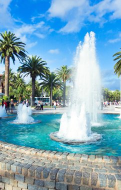 güzel çeşme yaz tropikal Park