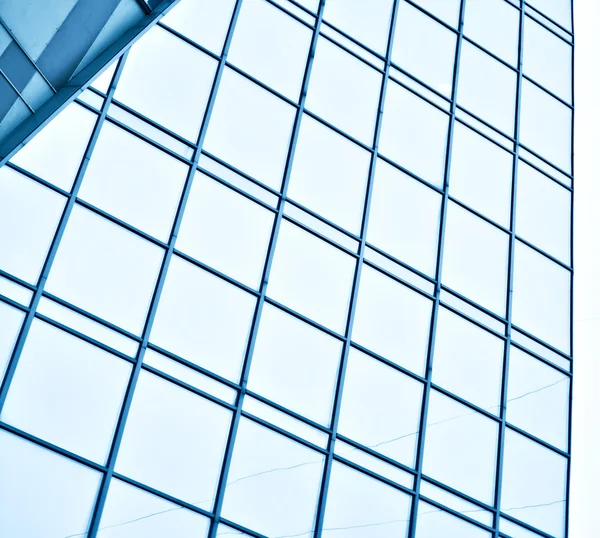 Панорамний і перспектива широкий кут зору на сталевий синій фон — стокове фото