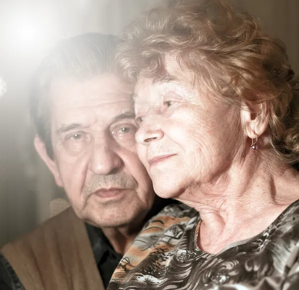 Pareja de ancianos — Foto de Stock