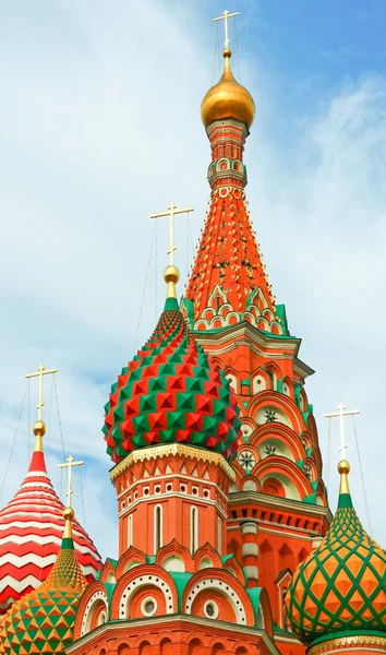 St. Catedral de Basilio en la Plaza Roja, Moscú, Rusia — Foto de Stock