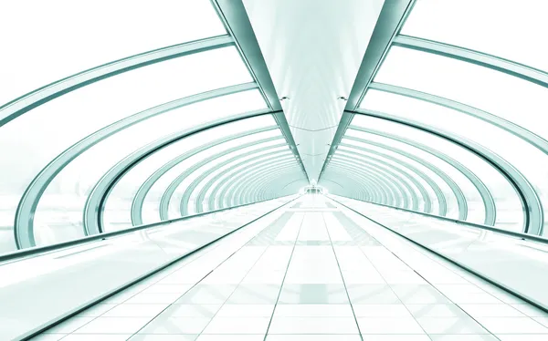 Futuristic architecture inside contemporary business hallway, ai — Stock Photo, Image