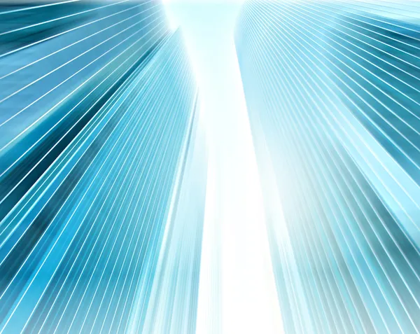 Açık mavi renkli cam yüksek artış gelecek gökdelen ticari modern şehir Binası çelik için panoramik ve potansiyel geniş açı görünümü. İş kavramı başarılı endüstriyel mimari