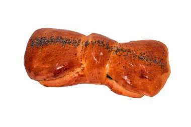 bir yay şeklinde süslü ekmek