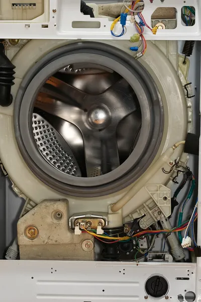 Dismantled washing machine. Stock Image