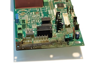 yanmış devre kartı.