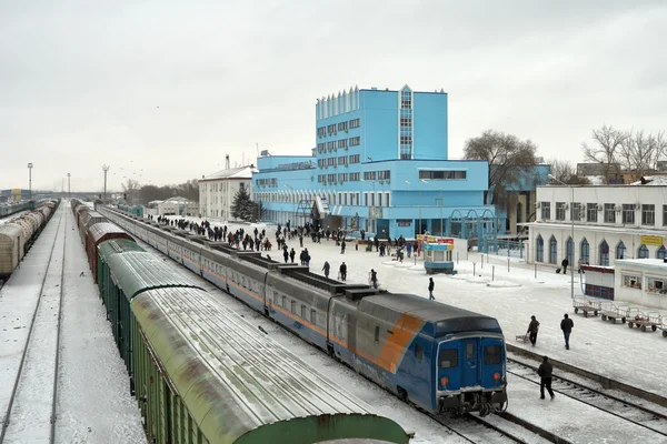 Estación de tren Aktyubinsk . — Foto de Stock